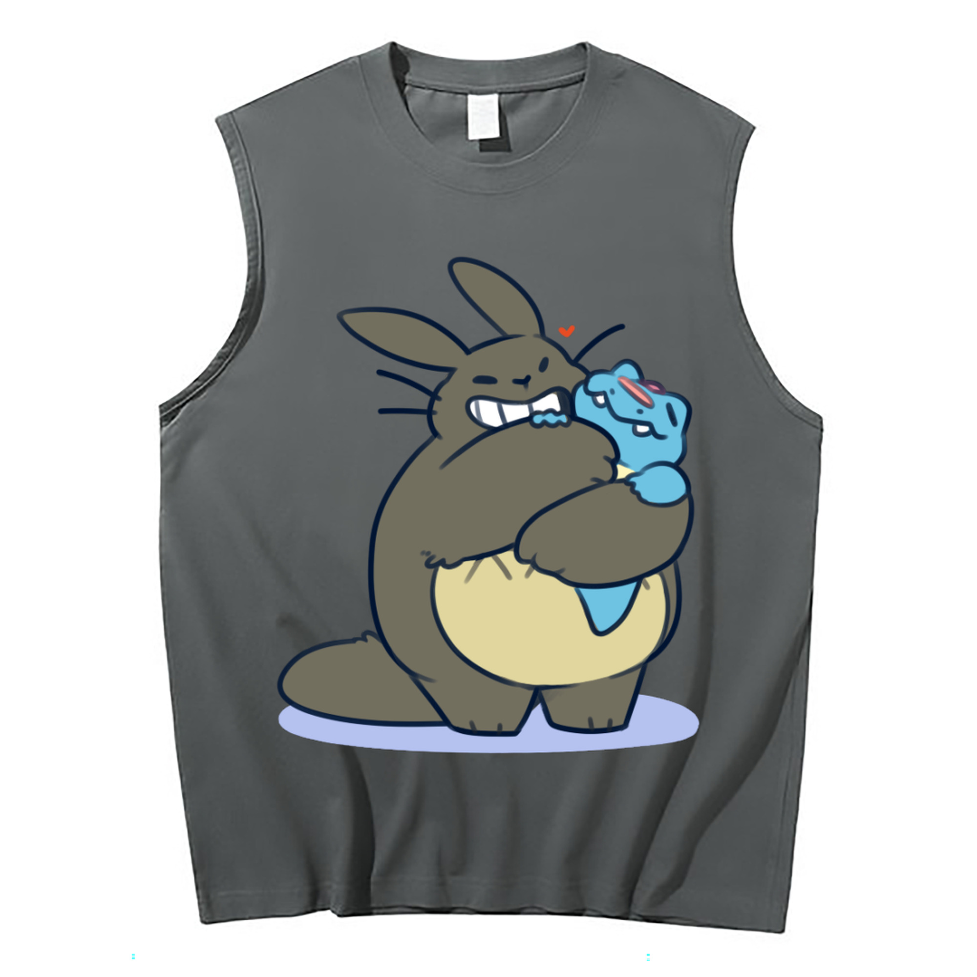 （画像用） となりのトトロ 草壁メイ 草壁サツキ My Neighbor Totoro Satsuki Kusakabe Mei Kusakabe コットン100％タンクトップ（フロントプリント）